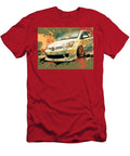 Colorful Splatter on White Hatchback Toyota Yaris 2006 Hatchback Car Art Modern Design Abstract Car Hollie Love T-Shirt