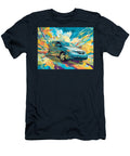 Colorful Van in Psychedelic Surroundings Saturn Relay 2005 Minivan Colorful Car Abstract Design Vibr Hollie Love T-Shirt