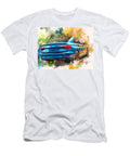 Colorful Volkswagen Sedan Artwork Modern Car Volkswagen Jetta 2023 Sedan Artistic Design Vibrant Blu Hollie Love T-Shirt