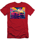 Colorful Volvo Sedan Modern Vehicle Volvo S60 2023 Sedan Colorful Car Vibrant Car Art Hollie Love T-Shirt