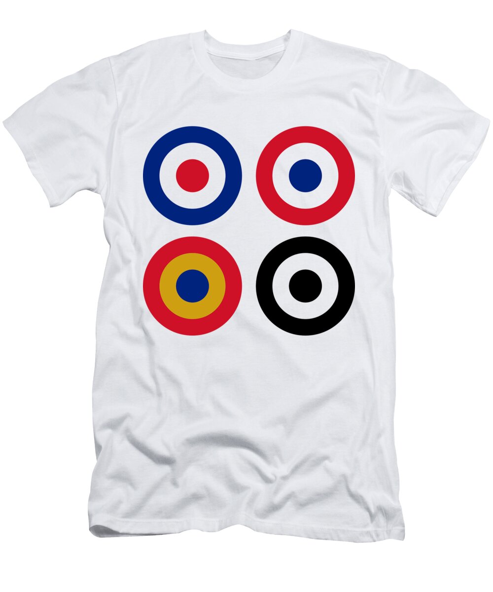 Colourful Mod Targets Nobodys Hero T-Shirt