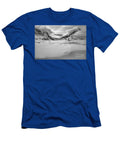 Columbia Icefield Winter Landscape Black and White Adam Jewell T-Shirt