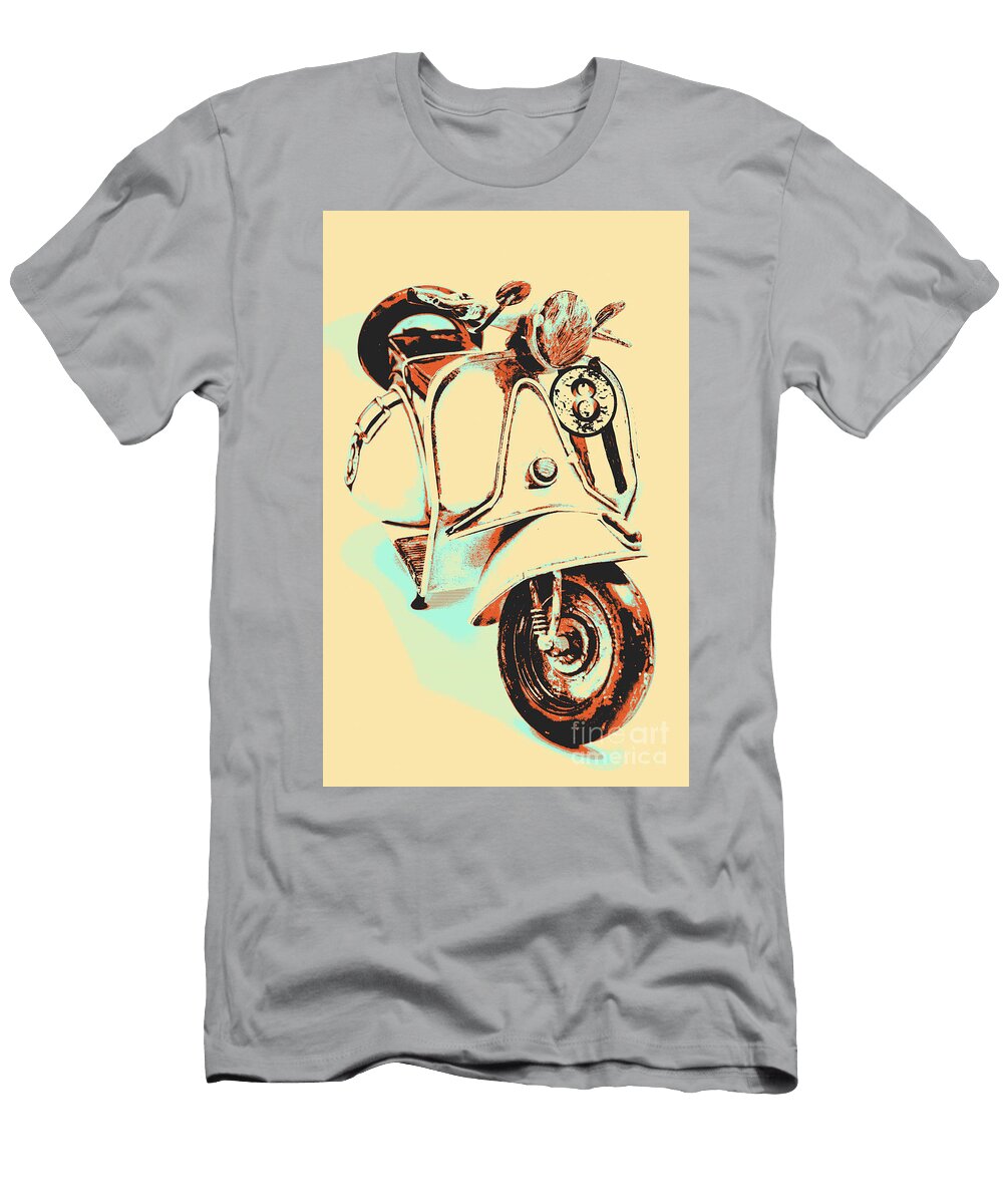 Comic Wheels Jorgo Photography Wall Art Gallery T-Shirt