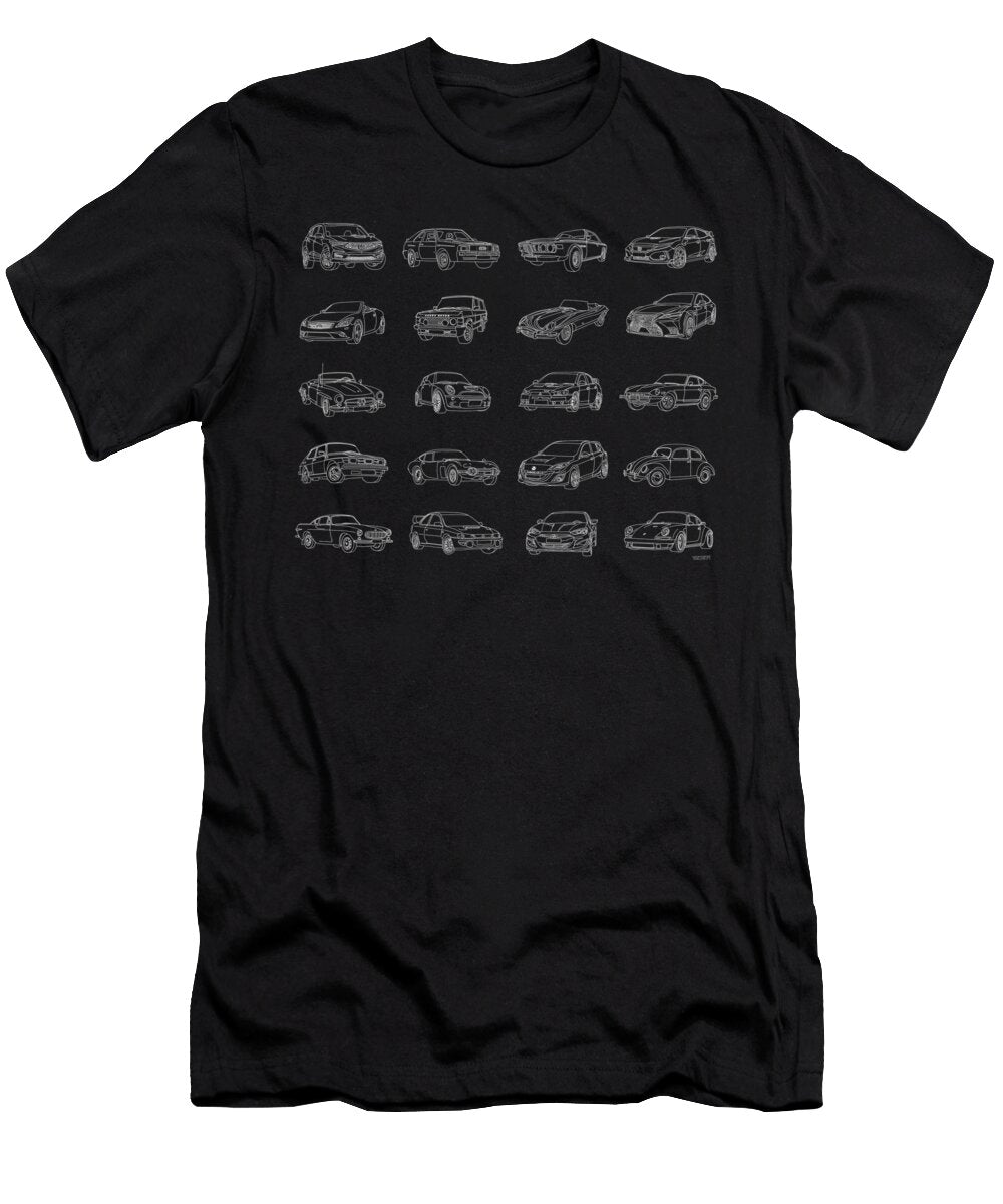 Cool Cars I White Lines Best Fit for a Robert Yaeger T-Shirt