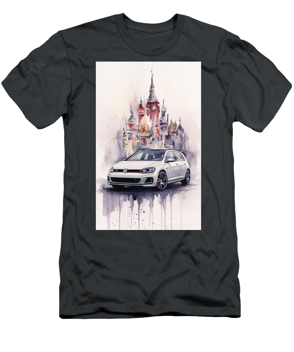 Cool Colors 2015 Volkswagen Golf Gtd Variant Car Armand Hermann T-Shirt