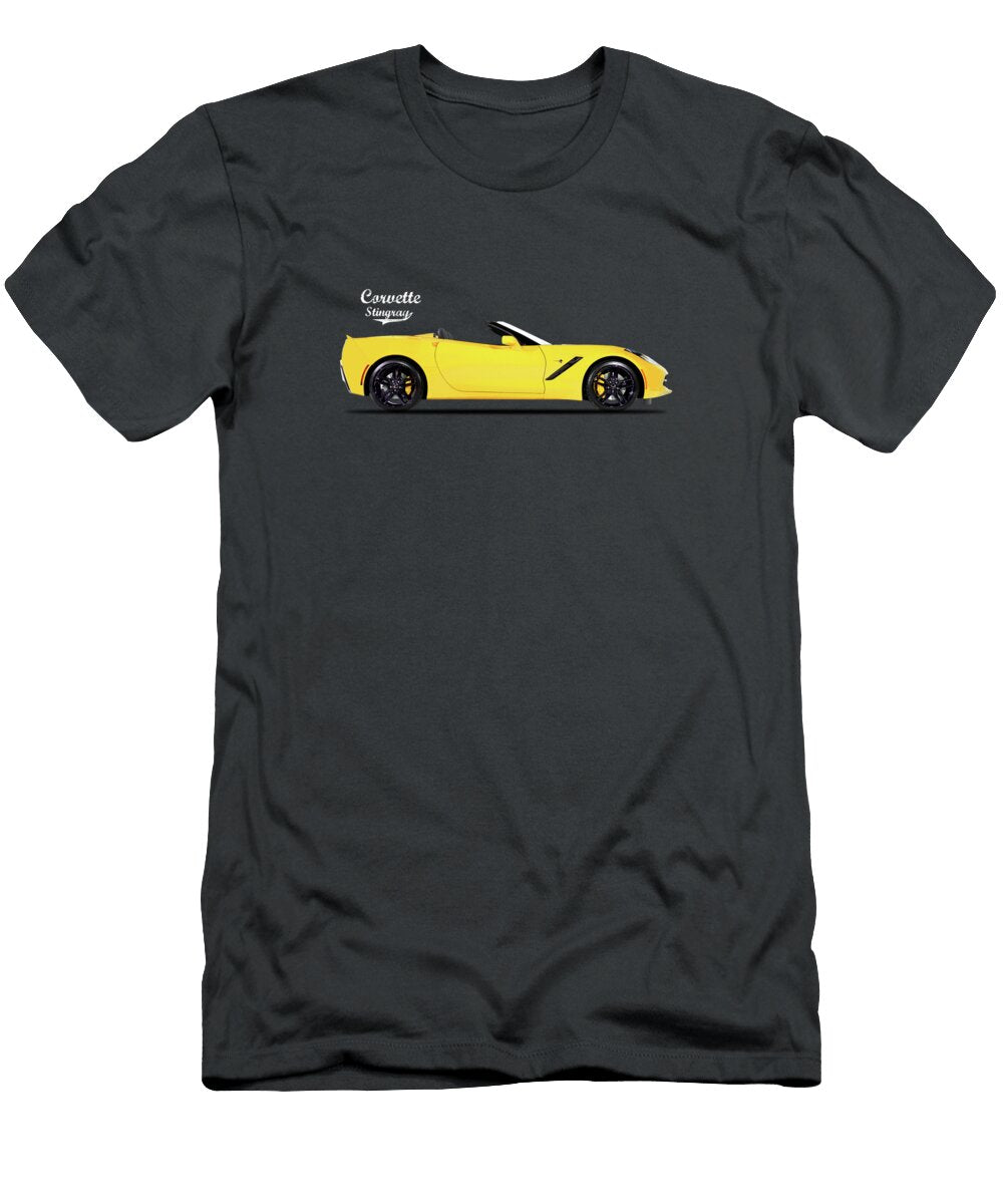 Corvette in Yellow Mark Rogan T-Shirt