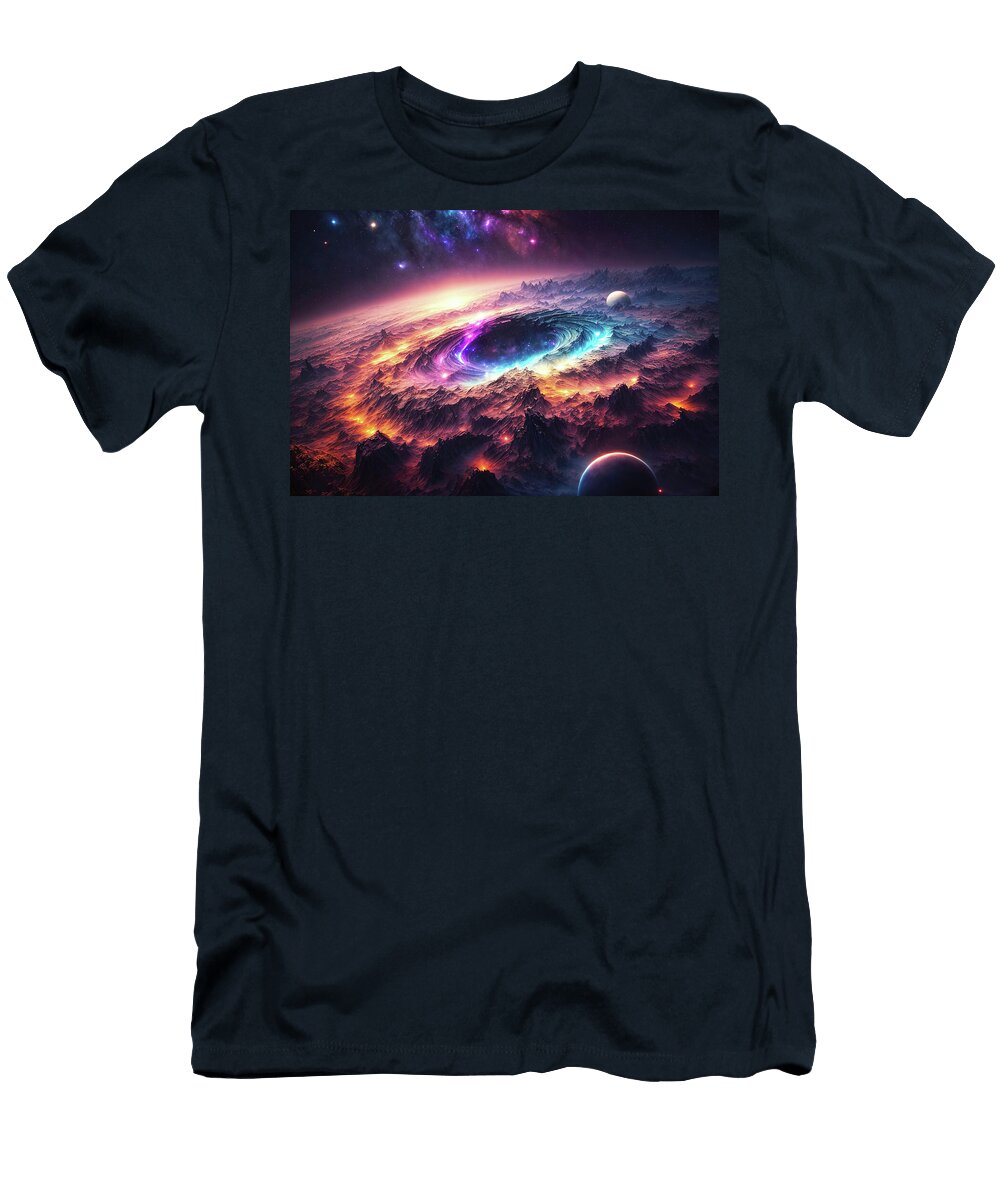 Cosmic Dreams a Journey Through the Universe Ashira Creations T-Shirt