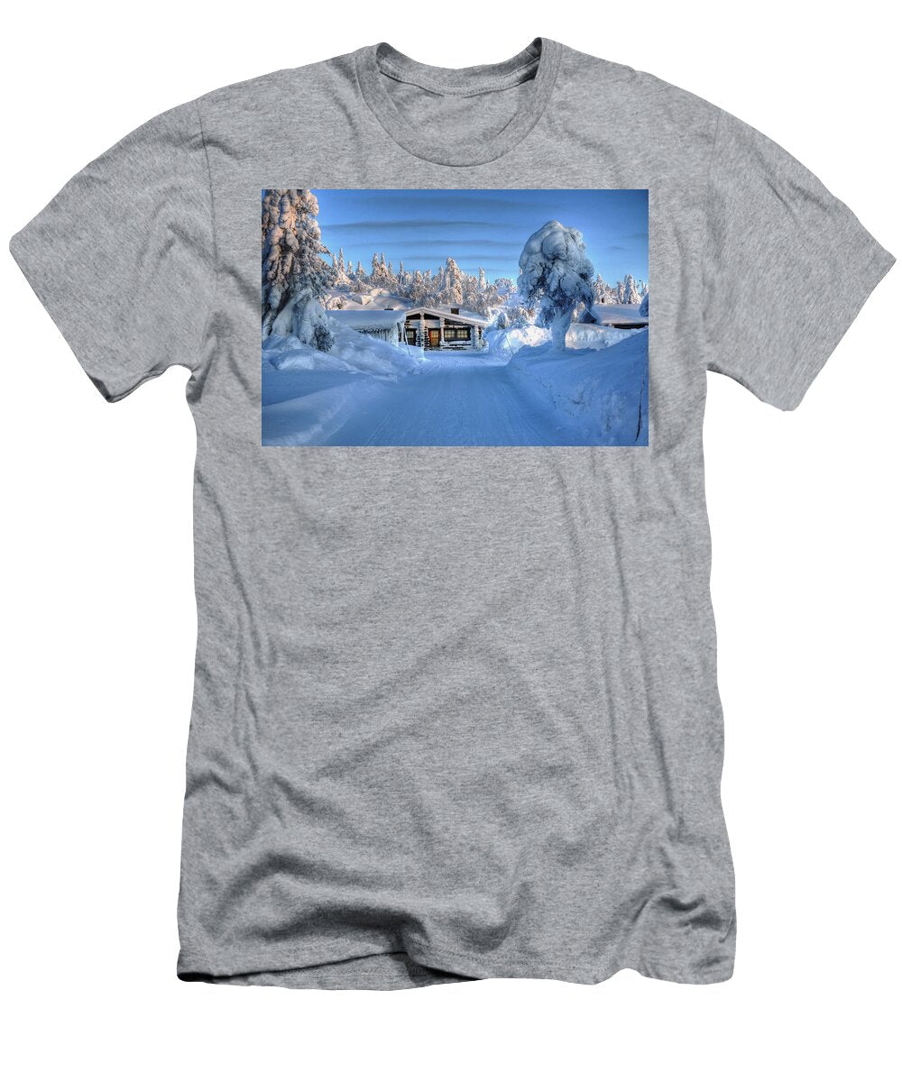 Cozy in Winter Mountain Dreams T-Shirt