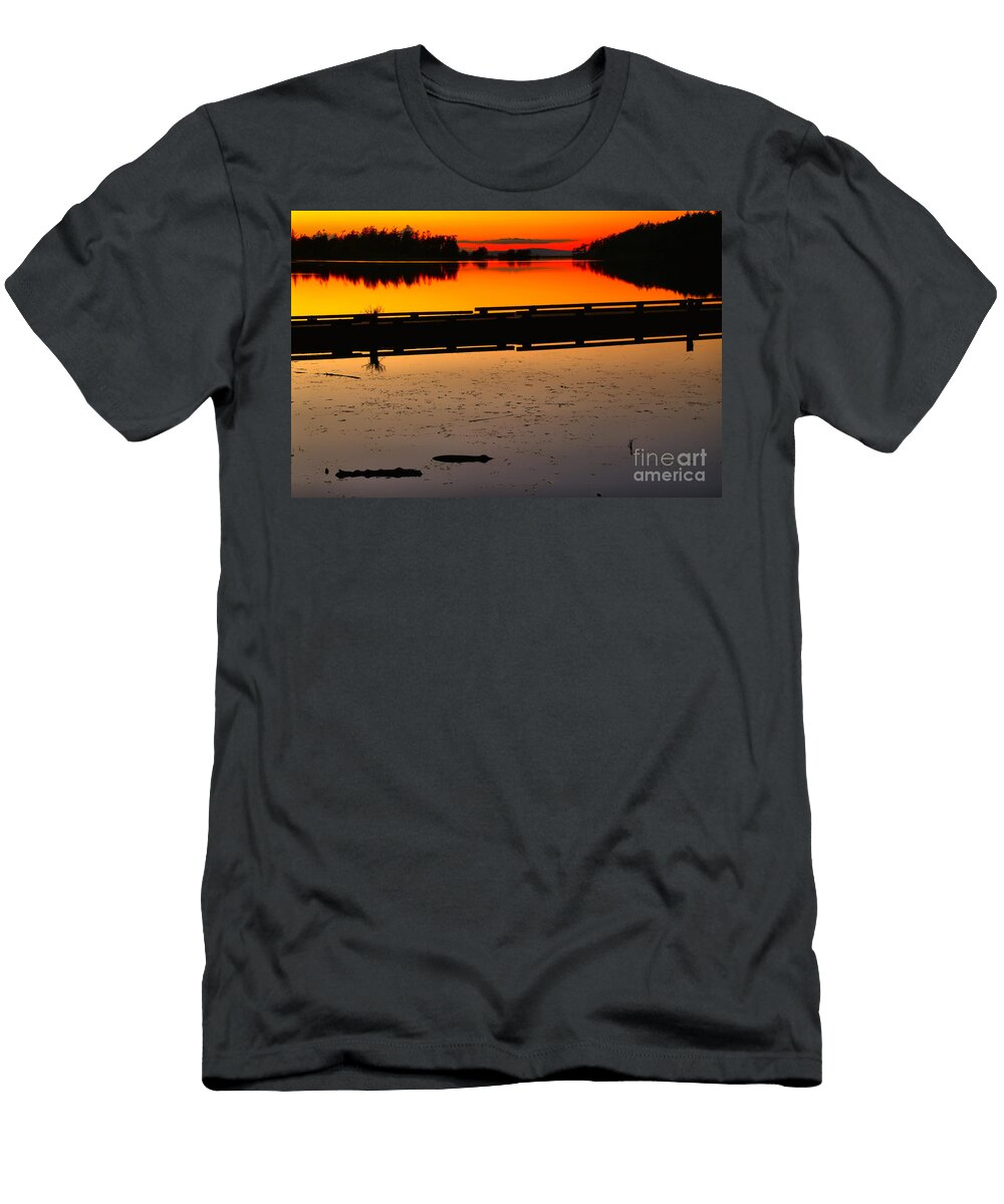 Cranberry Lake Last Light Adam Jewell T-Shirt