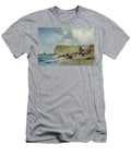 Crinolines on the Beach At Fecamp Jules Achille Noel T-Shirt