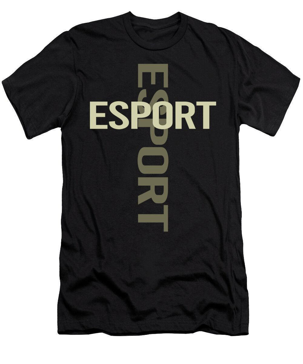 Cross Text Esport Esports Petrona Romero T-Shirt