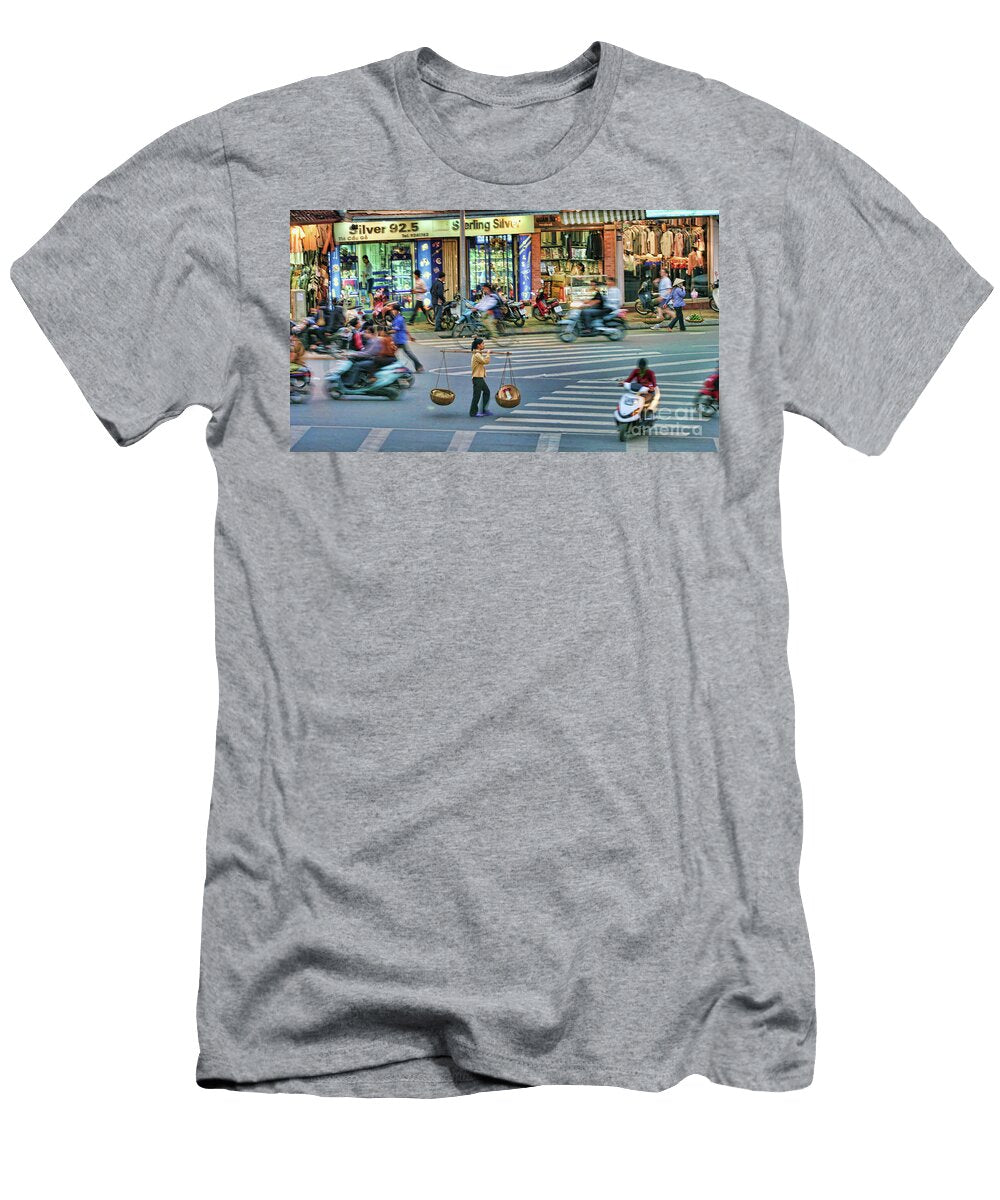Crossing Street Vietnam Chuck Kuhn T-Shirt