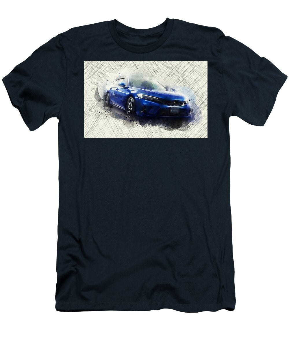 Cs2737 Honda Civic Hatchback 2021 Cars Ola Kunde T-Shirt