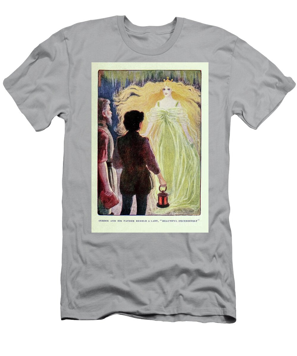 Curdie and His Father Beheld a Lady Aa5 Historic Illustrations T-Shirt