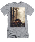 Custom Car in a Misty Forest Lowell Harann T-Shirt