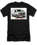 Custom Chevrolet Van Illustration Digital Artwork Lowell Harann T-Shirt