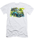 Custom Design Colorful Car Vibrant Custom Van Art Flora Brown T-Shirt