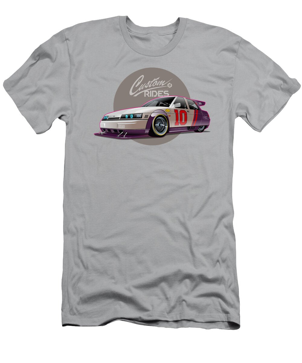 Custom Fiction Race Car Concept Aleksandr Volodin T-Shirt