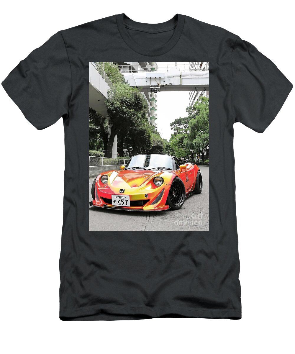 Custom Japanese Sports Honda Beat Car in Tokyo Lowell Harann T-Shirt
