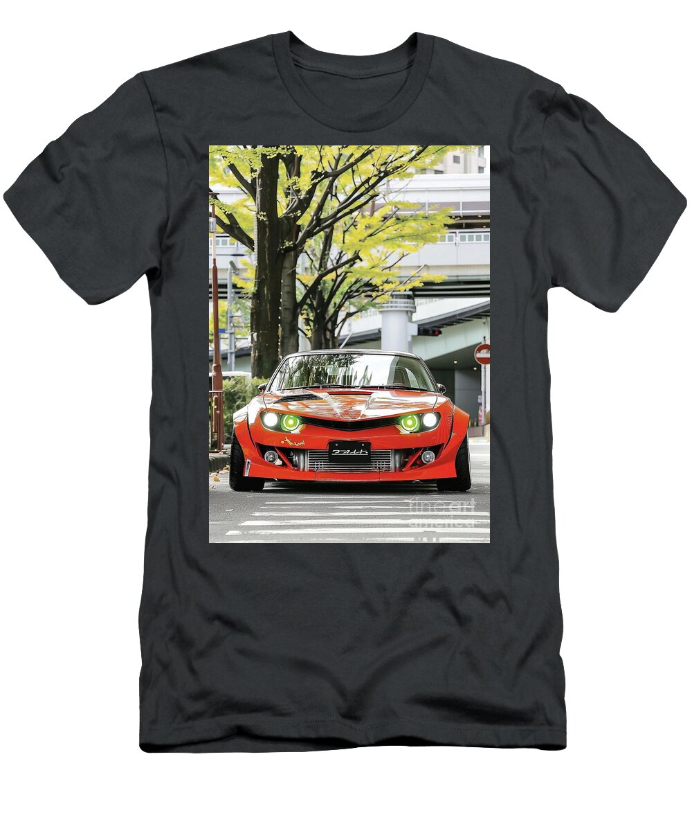 Custom Japanese Sports Suzuki Fronte Car with Widebody Kit Lowell Harann T-Shirt