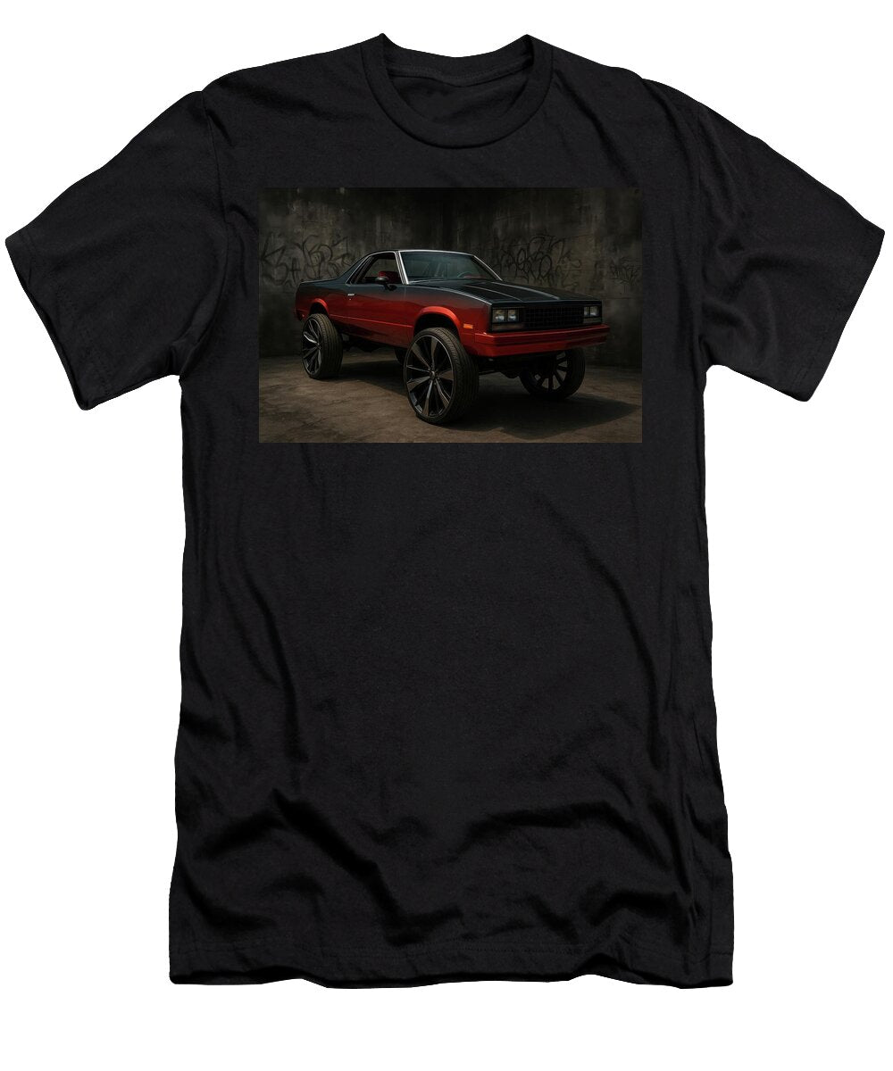 Custom Lowrider Car in Urban Alley Cathy Anderson T-Shirt