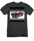 Custom Muscle Car El Camino Style Black Red Gradient Oversized Rims Modern Classic Cathy Anderson T-Shirt