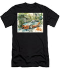 Custom Toyota Car in Nature Toyota Prius 2003 Hatchback Tropical Scene Colorful Car Vibrant Car in L Hollie Love T-Shirt