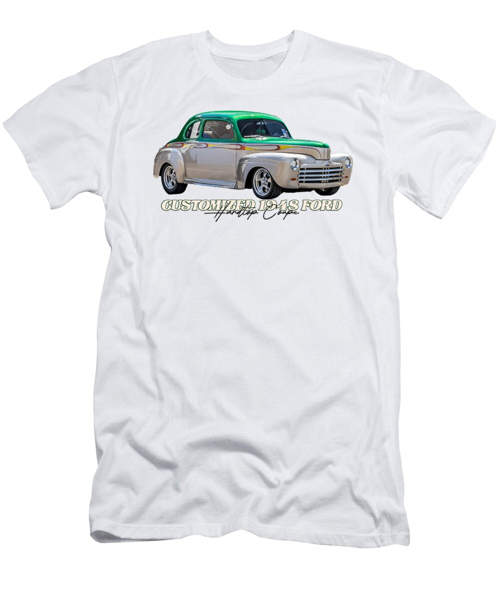 Customized 1948 Ford Hardtop Coupe Gestalt Imagery T-Shirt