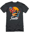 Cute Funny Scooter Kid Riding Tricks Melanm Lilly T-Shirt