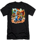 Cute Goldendoodle Dog Riding Scooter European Sophie Eleanor T-Shirt