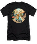 Cute Goldendoodle Riding Scooter European Sophie Eleanor T-Shirt