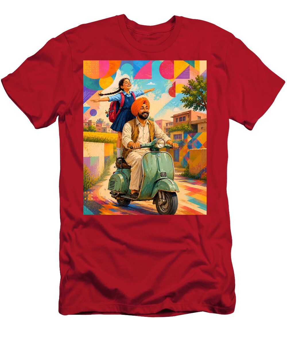 Dads Little Passenger Bliss of Art T-Shirt