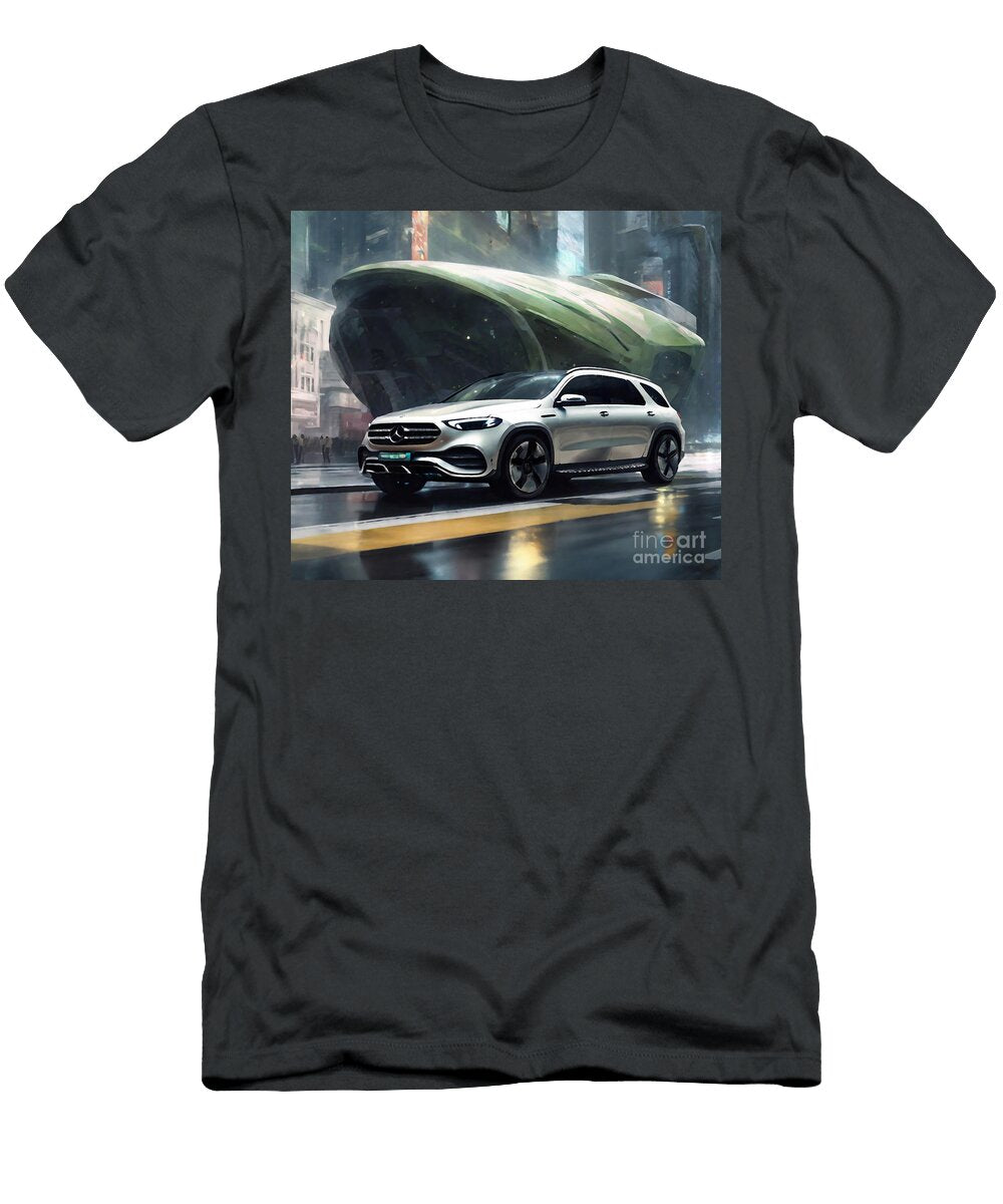 Dark Fantasy 304 2021 Mercedes Benz Eqt Side View Exterior Electric Minivan Cortez Schinner T-Shirt