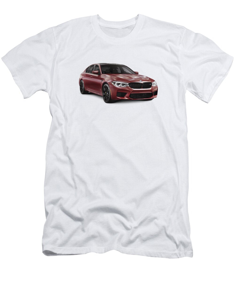 Dark Red 2018 BMW M5 Performance Car Sport Sedan Art Photo Print Oleksiy Maksymenko T-Shirt