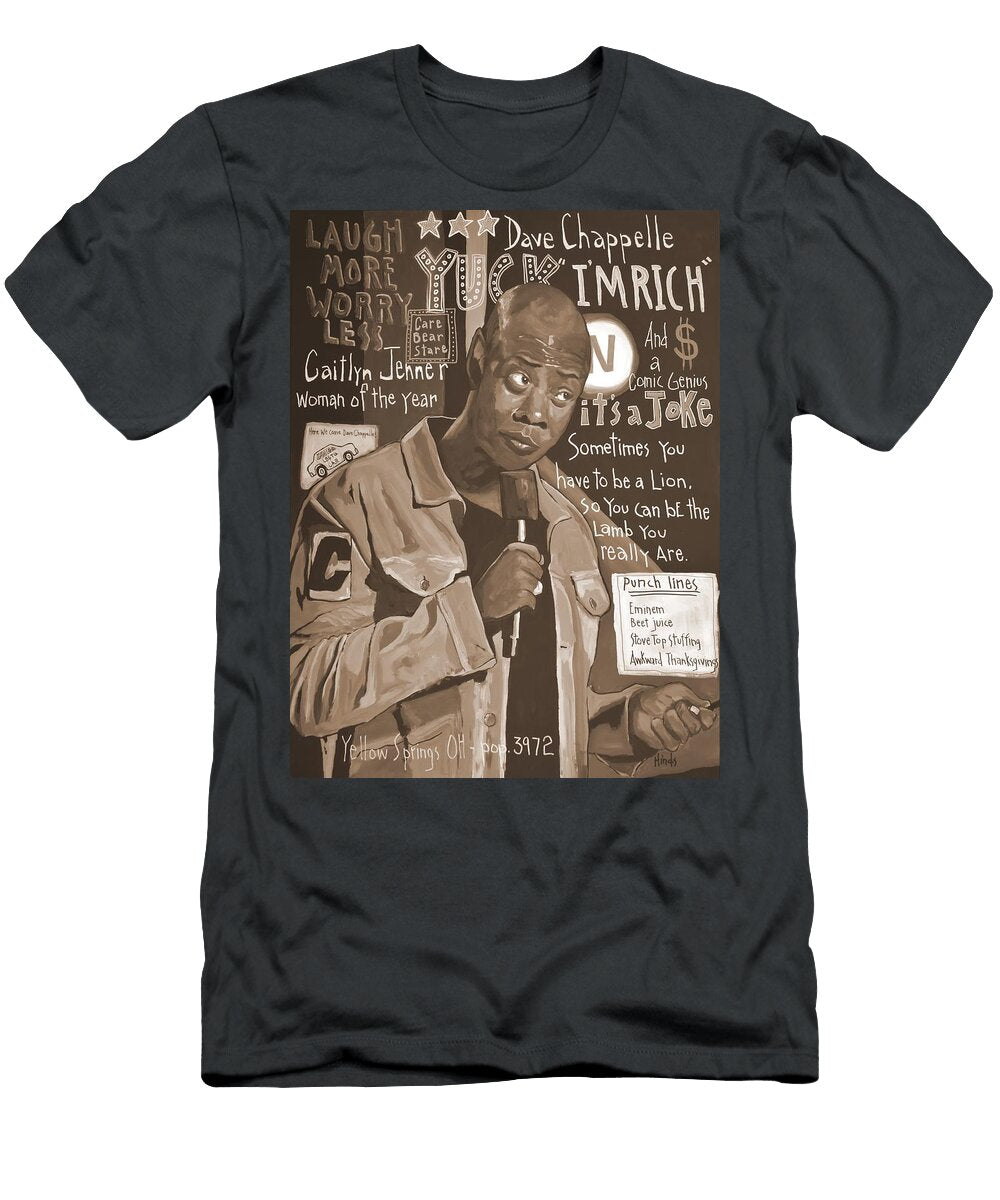 Dave Chappelle Graffiti 2 Sepia David Hinds T-Shirt