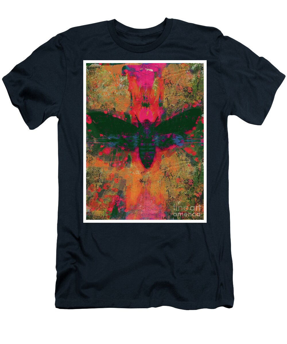 Death Moth Collage 2016 Collage on Paper David Mcconochie T-Shirt