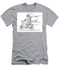 Delivery Man on Scooter Drawing Frank Ramspott T-Shirt