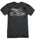 Derelict Vintage Auto in Black and White Randall Nyhof T-Shirt