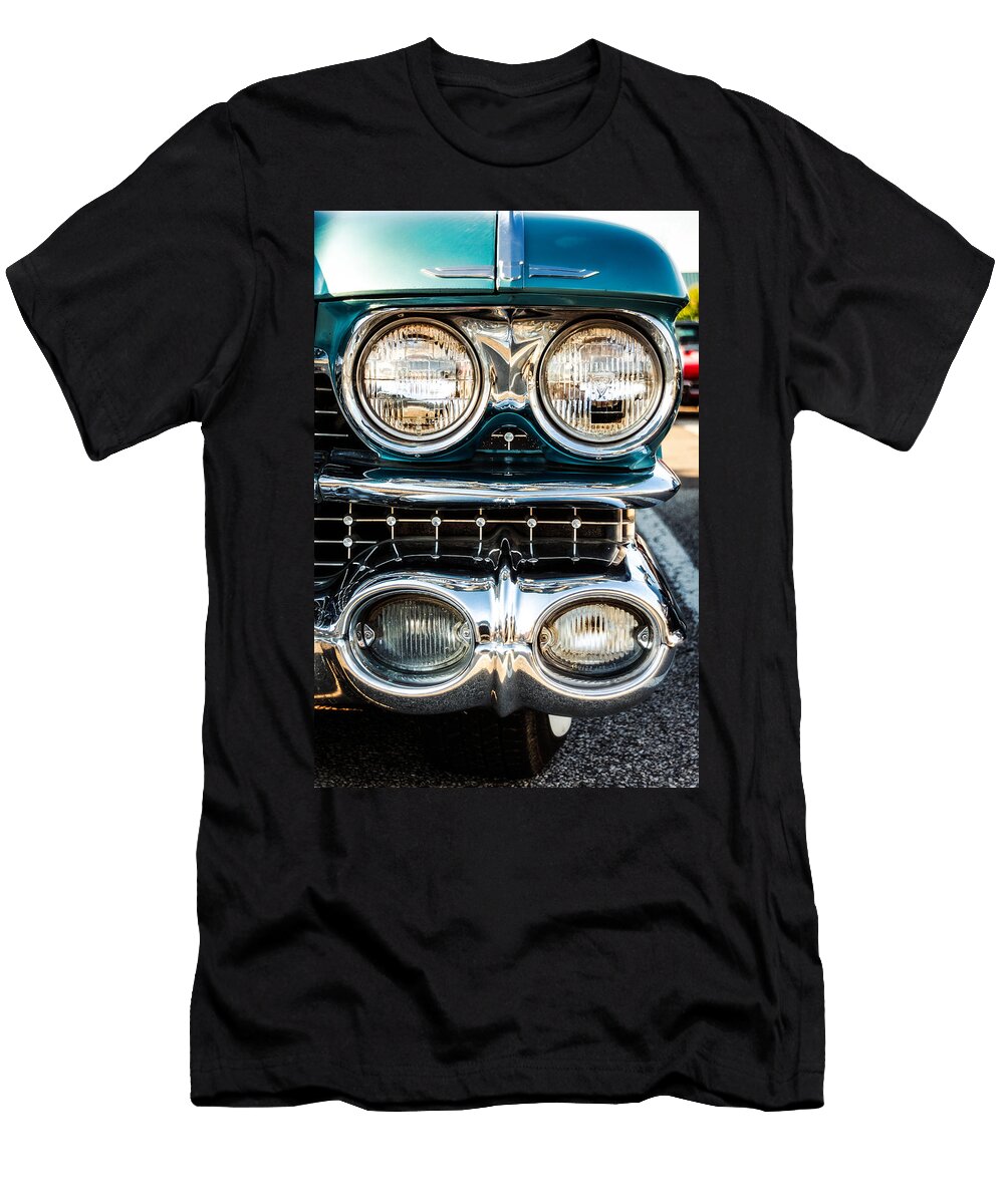 Detail 1959 Cadillac Sedan Deville Series 62 Grill Jon Woodhams T-Shirt