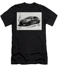 Detailed Pencil Sketch of a Custom Hatchback Car Design Toyota Corolla Car Lowell Harann T-Shirt