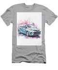 Detailed Watercolor Car Drawing a Toyota Sienna 2022 Platinum Gray Minivan Family Japanese Artistic Henry George T-Shirt