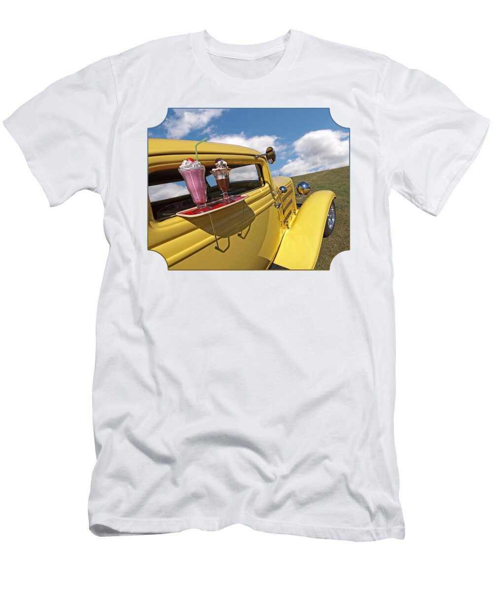 Deuce Coupe At the Drive in Gill Billington T-Shirt