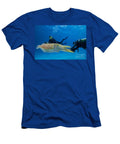 Divers on Underwater Scooters Dave Fleetham T-Shirt