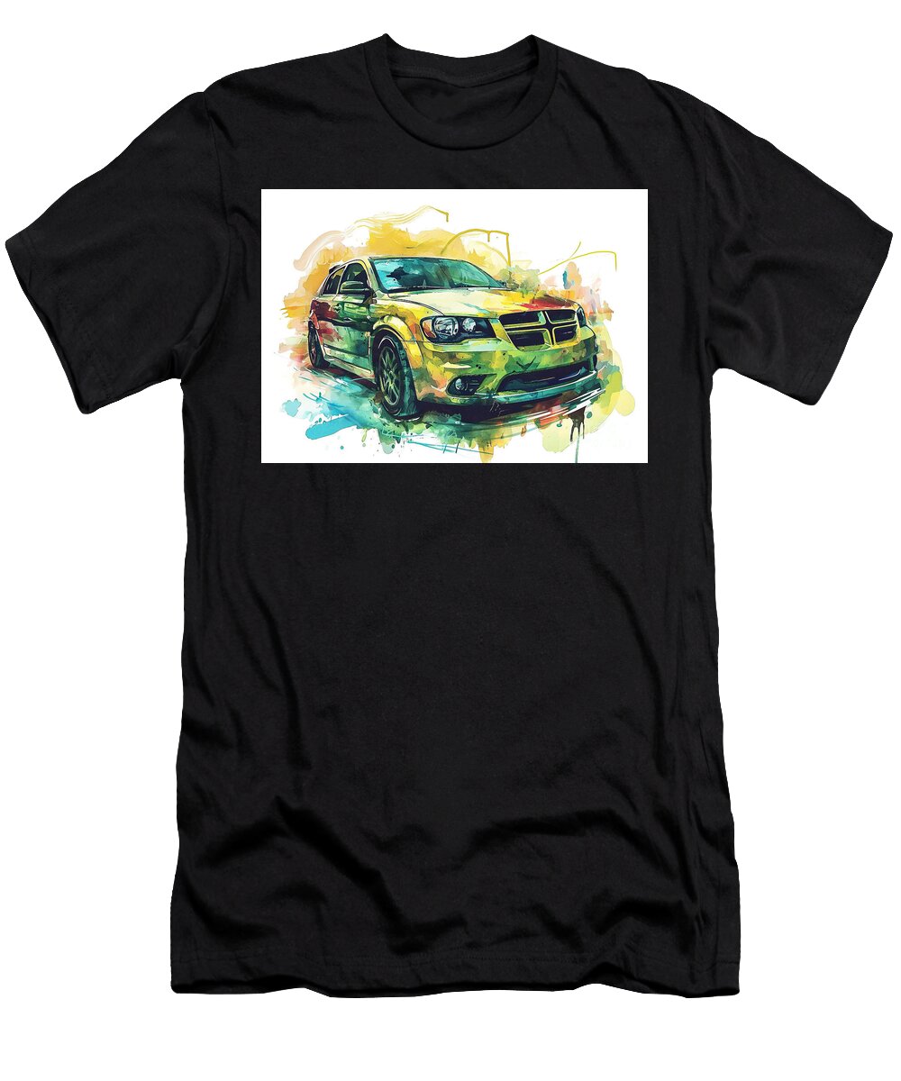 Dodge Caliber Auto Vibrant Colors Clark Leffler T-Shirt