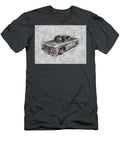 Dodge D100 1971 Retro Cars Lowrider American D Series Ashtyn Treutel T-Shirt