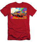 Dodge Grand Caravan 1984 USA Minivan Colorful Psychedelic Van Art Vibrant Hues and Bold Design Pollard Halle T-Shirt