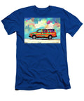 Dodge Grand Caravan 1984 USA Minivan Colorful Van in Abstract Landscape Pollard Halle T-Shirt
