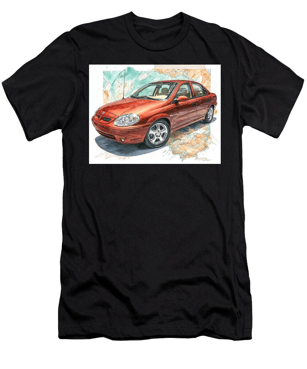 Dodge Neon 2000 Sedan Artistic Car Vintage Car Vintage Car Art Hollie Love T-Shirt
