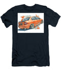 Dodge Neon 2000 Sedan Orange Sedan Car Drawing Orange Sedan Artwork Hollie Love T-Shirt