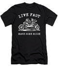 Dog Riding Motorcycle Cat Playing Guitar Punk Studi Alex T-Shirt